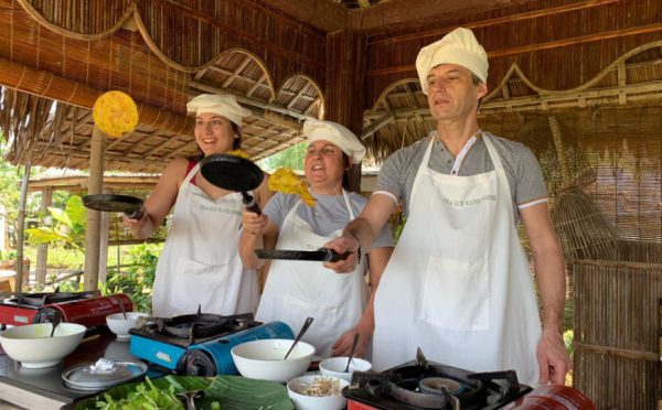 HOIAN: CAM THANH BAMBOO BASKET BOAT – COOKING CLASS
