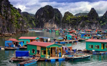 Peaceful Vung Vien Fishing Village
