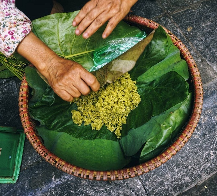 Vong village young rice