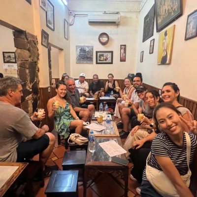 HANOI WALKING STREET FOOD TOUR AND TRAIN STREET VISIT