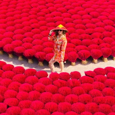 Quang Phu Cau Incense Village Hanoi Walking Street Food Tour Train Street Checkin