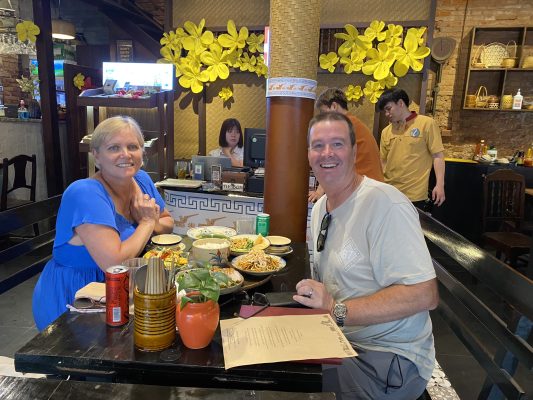 Jenny Vietnam Travel Janette Ian Lunch Time Hanoi City