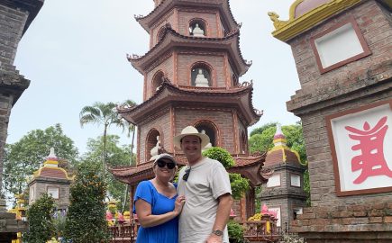 Jenny Vietnam Travel Janette Ian Tran Quoc Pagoda Hanoi City