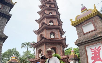Jenny Vietnam Travel Janette Ian Tran Quoc Pagoda Hanoi City